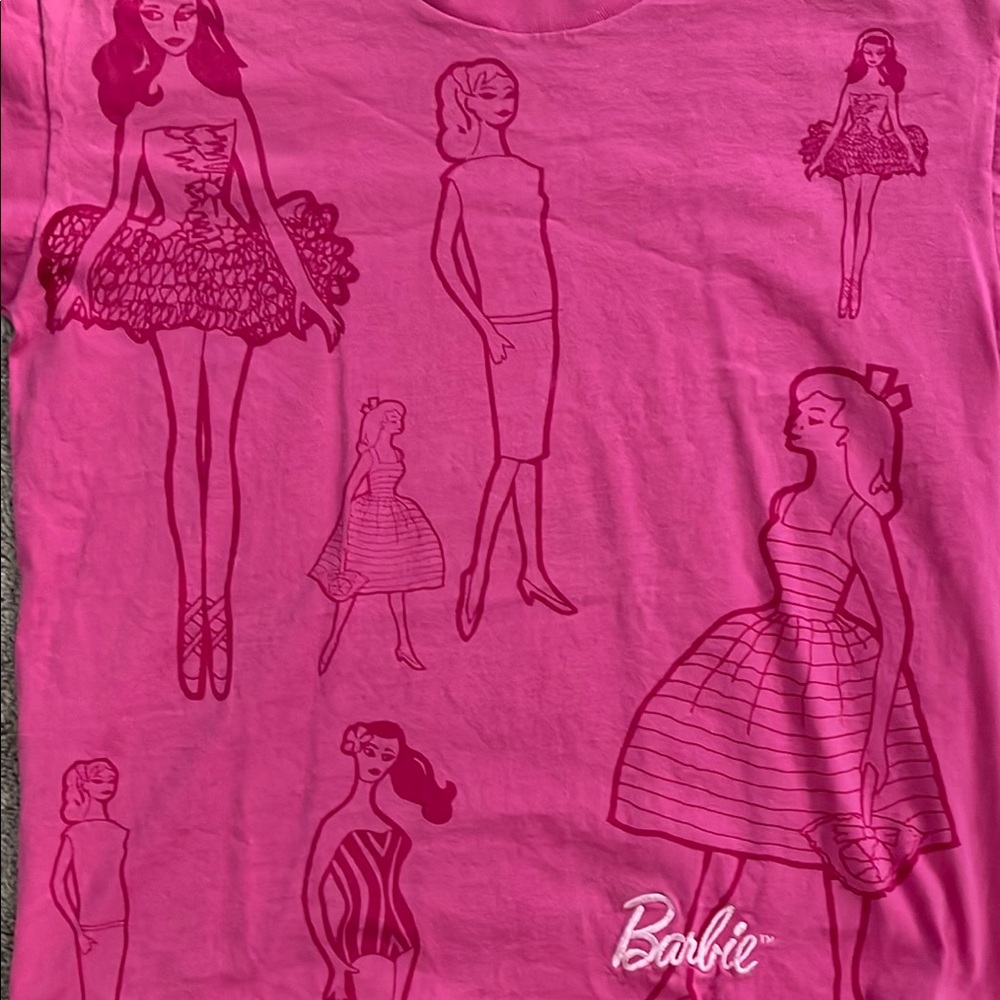 Vintage 1994 Barbie Jerry Leigh Design All Over Print / Size Large - Picture 3 of 6
